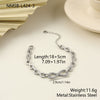 Wholesale Women's Fashion Stainless Steel And Titanium Steel Jewelry Set With Heart Water Drop Bell Patterns Electroplated Infinity Symbol Necklace And Bracelet
