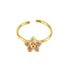 Wholesale Women's Fashion Stainless Steel Ring With Square Love Shape And Flower Design Inlaid With Zircon