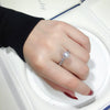 Wholesale Women's Fashion Vintage Freshwater Pearl Ring 925 Silver Copper Gold Plated Rice Drop Shape