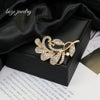 Wholesale Women's Fashion Zinc Alloy Leaves Brooch With Electroplating