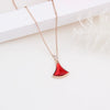 Wholesale Women's Fashionable All Match Small Skirt Necklace Titanium Steel Electroplated