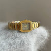 Wholesale Women's Fashionable Artistic Minimalist Square Quartz Watch With Metal Case Alloy Strap And Ordinary Glass Mirror
