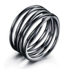 Wholesale Women's Fashionable Geometric Copper Ring With Electroplating Process