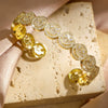Wholesale Women's Fashionable Open Bracelet With Smiling Face Micro Inlaid Zircon Geometric Style Made Of Copper