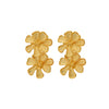 Wholesale Women's Floral Multilayer Earrings Zinc Alloy Retro Style Electroplated