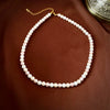 Wholesale Women's French Retro Light Luxury Clavicle Chain Set With Alloy Pendant And Imitation Pearls Electroplating