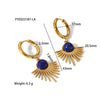 Wholesale Women's French Retro Sunflower Leaves Pendant Stainless Steel Clavicle Chain Necklace With Pvd Furnace Real Gold Treatment