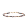 Wholesale Women's Freshwater Pearl And Semi Precious Stone Beaded Gold Plated Copper Bracelet With Geometric Design