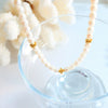 Wholesale Women's Freshwater Pearl And 316L Stainless Steel Geometric Style Electroplated Accessories Necklace
