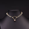 Wholesale Women's Freshwater Pearl Clavicle Chain Necklace With Geometric Design And Electroplating Treatment