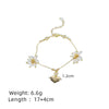 Wholesale Women's Freshwater Pearl Geometric Titanium Steel Electroplating Necklace