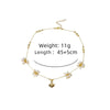 Wholesale Women's Freshwater Pearl Geometric Titanium Steel Electroplating Necklace