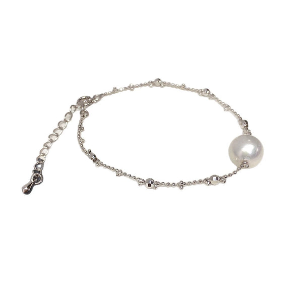 Wholesale Women's Freshwater Pearl Hand Jewelry With Copper Accessories And Round Shape