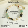 Wholesale Women's Freshwater Pearl Handmade Geometric Bracelet With Yellow Tiger Clear Onyx Stacked Wearing High Grade Light Luxury And Ins Niche Design