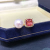 Wholesale Women's Freshwater Pearl Ring Copper Material Round Shape Light Luxury Fashion Jewelry