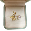 Wholesale Women's Freshwater Pearl Ring With Copper Accessories And Round Shape