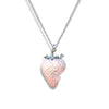Wholesale Women's Fruit Patterned Copper And Resin Electroplated Necklace With Oshaped Chain Luxury Jewelry