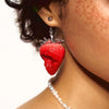 Wholesale Women's Fruit Shaped Copper Resin Electroplated Ochain Pendant Necklace