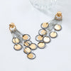 Wholesale Women's Geometric Alloy Electroplated Ear Tassel Earrings