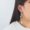 Wholesale Women's Geometric Alloy Electroplated Ear Tassel Earrings
