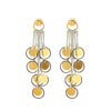 Wholesale Women's Geometric Alloy Electroplated Ear Tassel Earrings