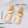 Wholesale Women's Geometric Alloy Electroplated Fashion Earrings