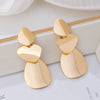 Wholesale Women's Geometric Alloy Electroplated Fashion Earrings