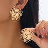 Wholesale Women's Geometric Alloy Electroplated Fashion Earrings