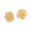 Wholesale Women's Geometric Alloy Electroplated Hollow Flower Earrings
