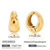 Wholesale Women's Geometric Animal Style Stainless Steel Electroplated Earrings And Ear Clips