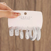 Wholesale Women's Geometric Ccb Electroplated Earrings