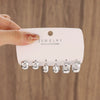 Wholesale Women's Geometric Ccb Electroplated Earrings