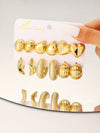 Wholesale Women's Geometric Ccb Electroplated Earrings