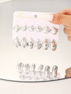 Wholesale Women's Geometric Ccb Electroplated Earrings