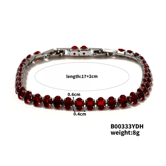 Wholesale Women's Geometric Copper Bracelet With Electroplating Treatment