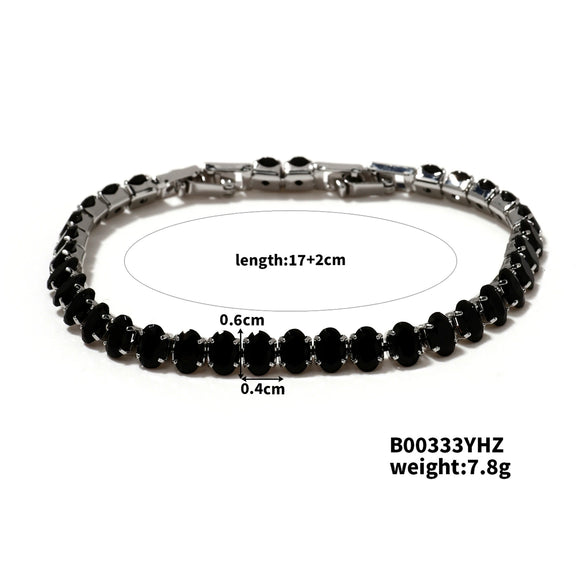 Wholesale Women's Geometric Copper Bracelet With Electroplating Treatment