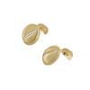 Wholesale Women's Geometric Copper Coffee Bean Earrings With Electroplating