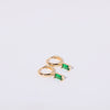 Wholesale Women's Geometric Copper Earrings With Diamond Design And High Color Retention