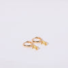 Wholesale Women's Geometric Copper Earrings With Diamond Design And High Color Retention