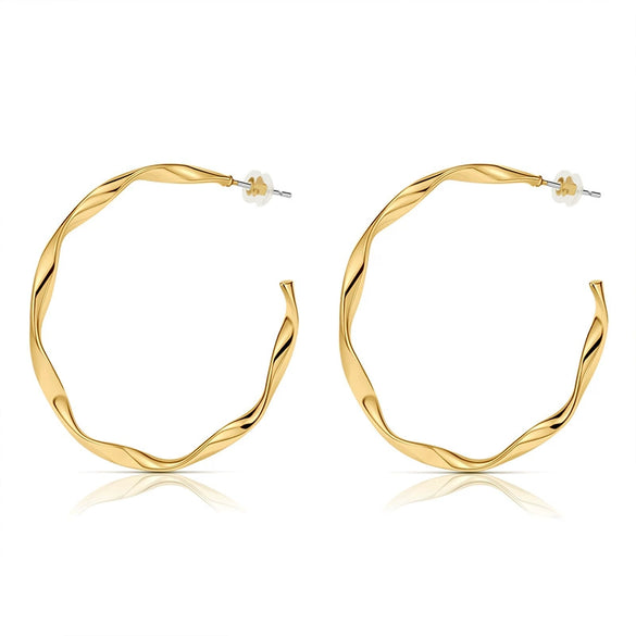 Wholesale Women's Geometric Copper Earrings With Electroplating