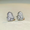 Wholesale Women's Geometric Copper Earrings With Silver Needles And Electroplating