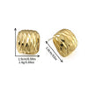 Wholesale Women's Geometric Copper Electroplated Diamond Earrings