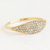 Wholesale Women's Geometric Copper Inlaid Zircon Ring
