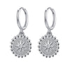 Wholesale Women's Geometric Copper Plated With Real Gold Devil's Eye Earrings