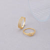 Wholesale Women's Geometric Copper Ring With Microencrusted Diamond And Electroplating Stylish Simple Ins Style