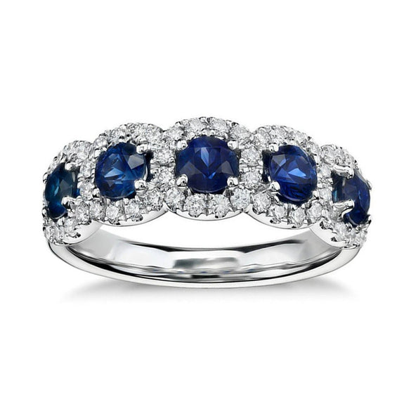 Wholesale Women's Geometric Copper Ring With Zircon Inlay