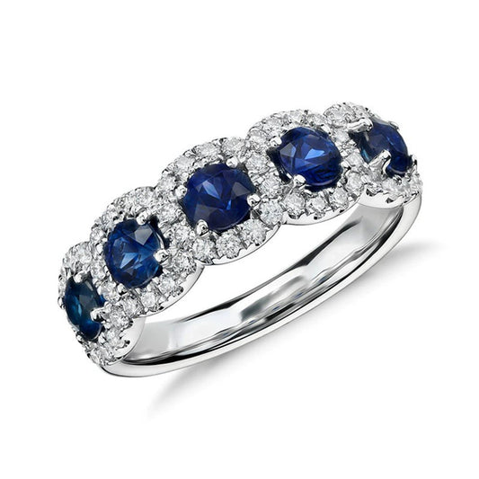 Wholesale Women's Geometric Copper Ring With Zircon Inlay