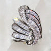 Wholesale Women's Geometric Copper Ring With Zirconia Fashion Art Design