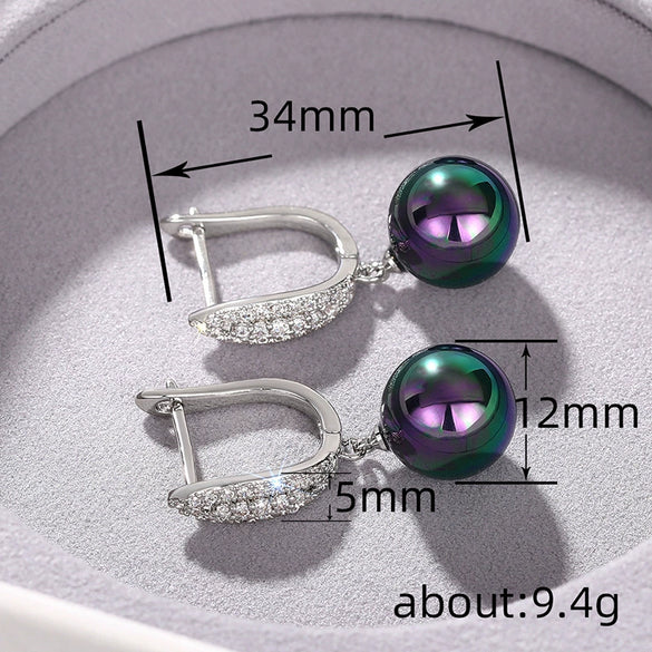 Wholesale Women's Geometric Copper U Shape Earrings Jewelry