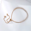 Wholesale Women's Geometric Copper Zinc Alloy Stretch Box Chain Bracelet With Electroplating